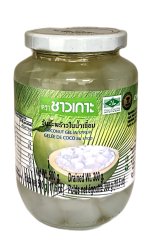 Kokosgele'-i-sirap-dessert